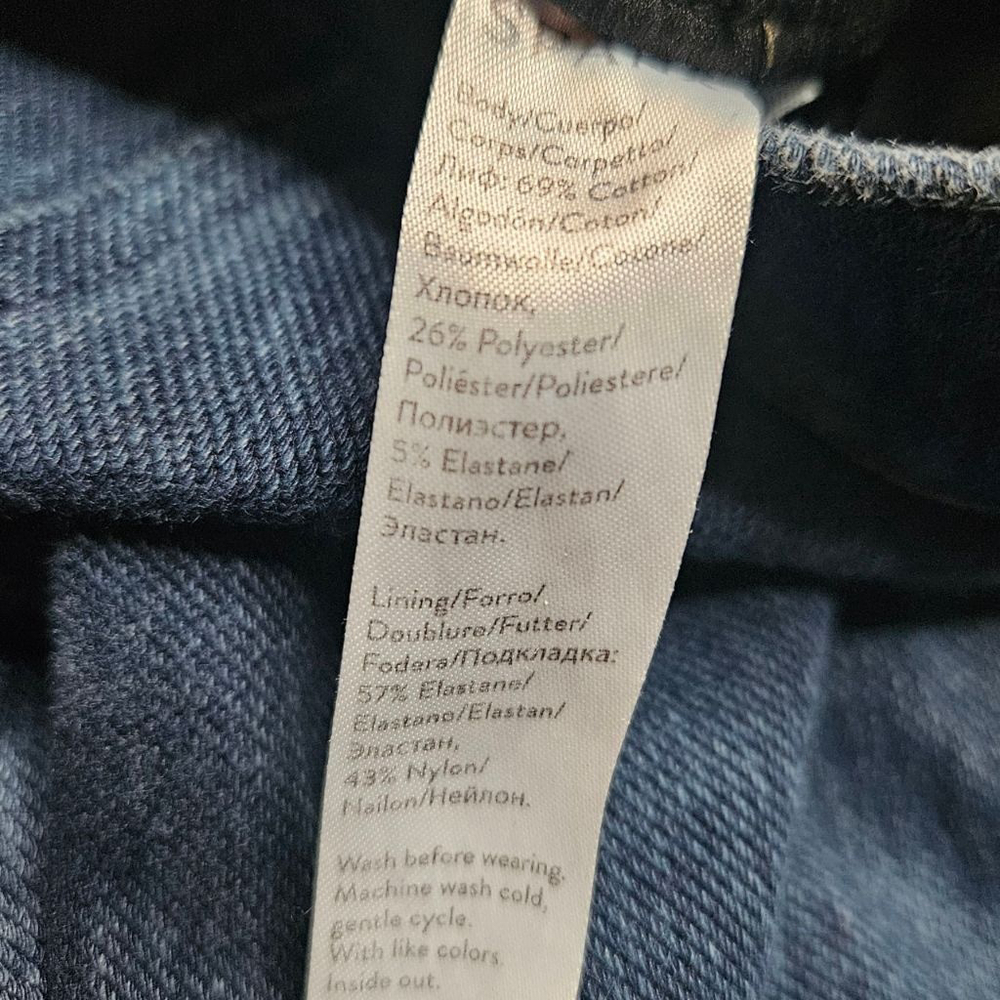 Spanx Small Blue Denim Skinny Jeggings Jeans - Picture 5 of 8